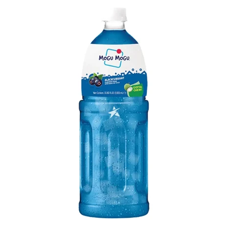 Mogu Mogu Blackcurrant Drink with Nata de Coco 1L