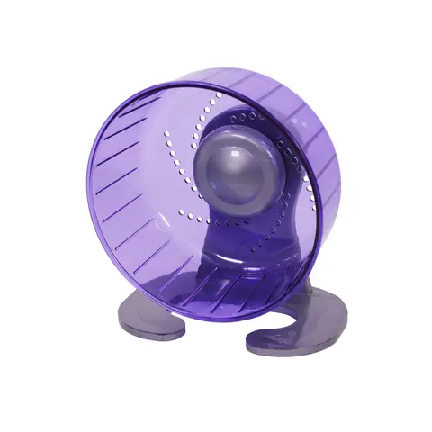 Rosewood Pico Exercise Purple Hamster Wheel with Stand