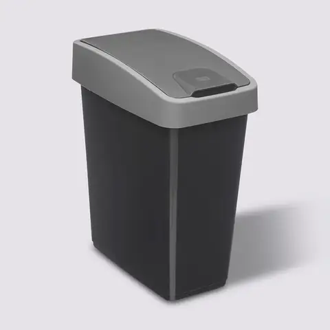 5Five Afvalemmer Ariane - Metaal 30L 30L - Zwart - Overzicht