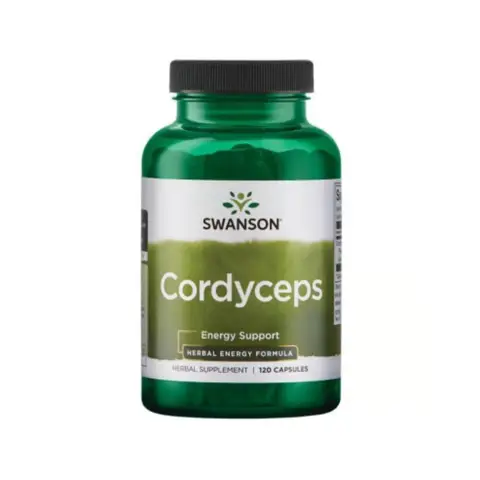 Swanson Cordyceps Mushroom Energy Vitality Capsules - 120 Capsules