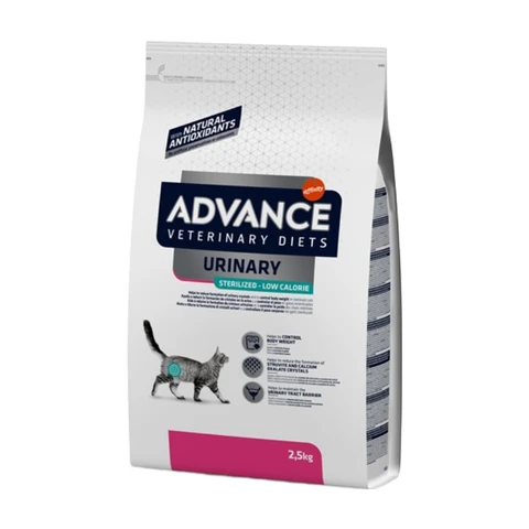 ADVANCE Croquettes vétérinaires pour chats stérilisés avec des troubles urinaires - 2,5 kg