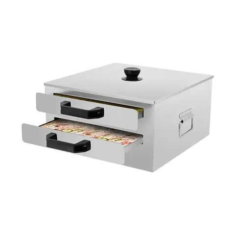 Cantonese Rice Noodle Rolls Machine 304 Stainless Steel 2-Layer 3D Annular Steam System Anti-scald Handles Sealed Anti-leak Drawer Portable for Home Commercial chang fen make