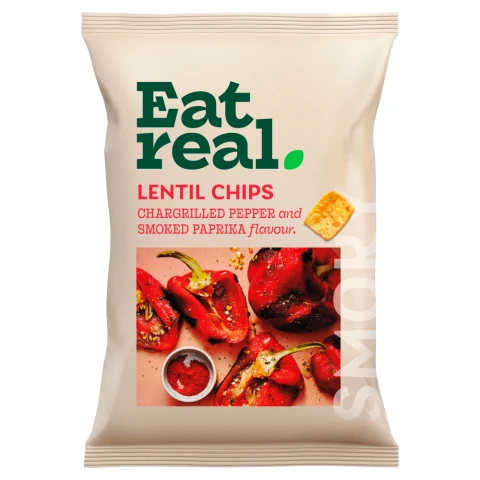 Eat Real Chargrilled Red Pepper - 95G