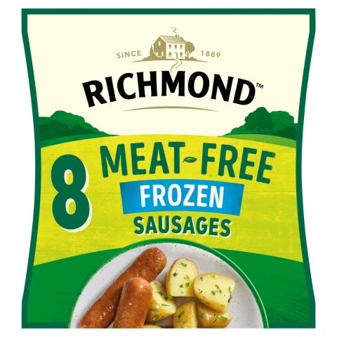 Richmond Frozen Meat Free Vegan Sausages 304g 8 pack