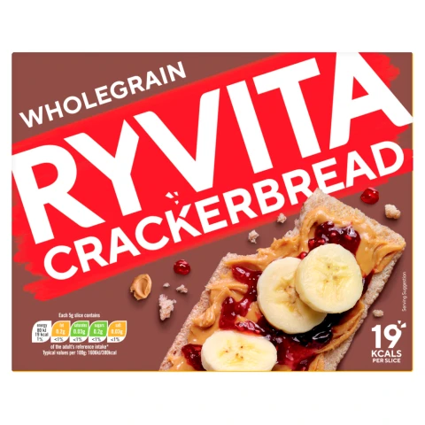 Ryvita Wholegrain Crkbrd 125G