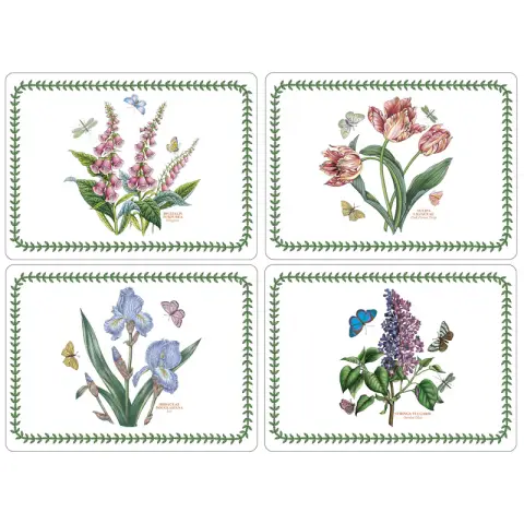 Pimpernel Botanic Garden Set Of 4 Large Placemats - Assorted Designs