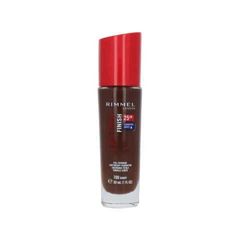 Rimmel LASTING FINISH FOUNDATION 25HR (WITH COMFORT SERUM) 30ML 700 Ebony