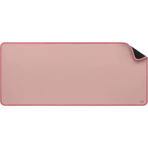Logitech Desk Mat - Studio Series, Multifunktionale große Unterlage, Erweiterte Mausmatte, Anti-Rutsch-Gummiboden, Spritzwassergeschützt, Langlebig - Rosa