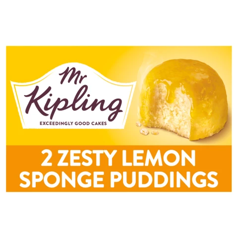 Mr Kipling Lemon Sponge Pudding 2x95g