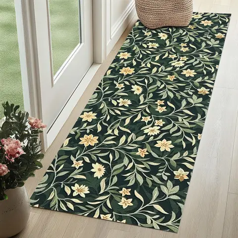 Likewise Runner Knightsbridge Floral Forest Green 50x150cm