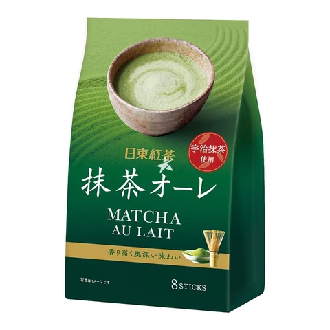 Nittoh Instant Matcha Au Lait 8 Sticks 96g