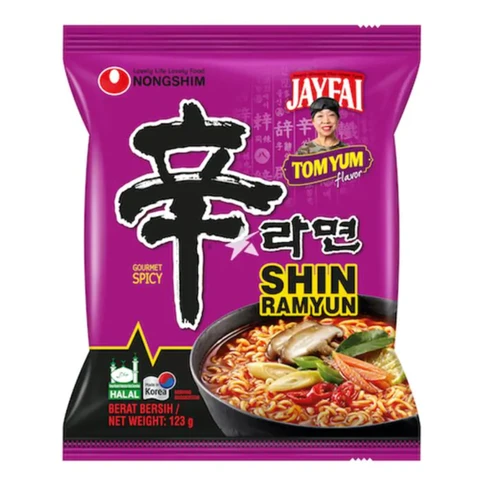 Nongshim Shin Ramyun Tomyum 123g Tomyum JAY FAI
