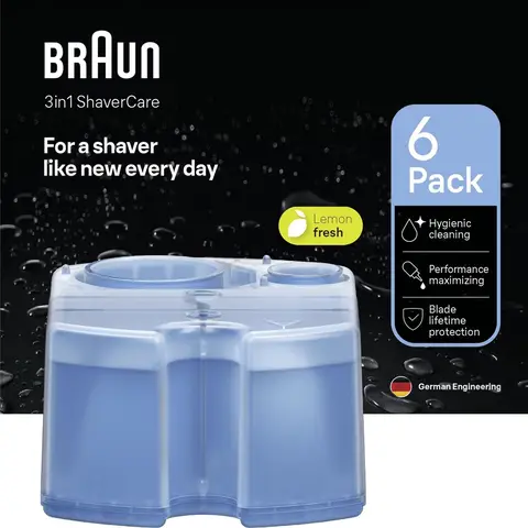 Braun CCR 6 Vervangingscartridges voor Scheerapparaten - Compatibel met Series 6 - 4-Pack