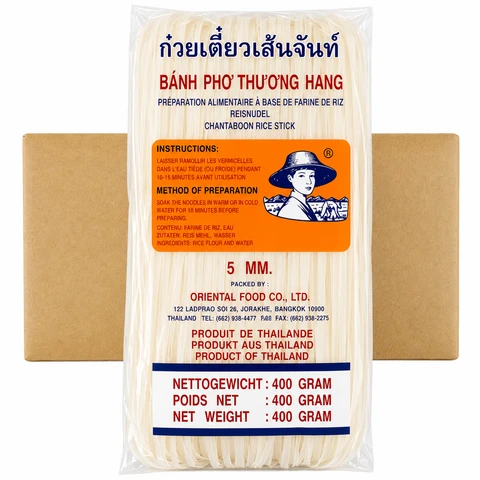 Farmer Brand Nouilles de riz 5 mm, 34 x 400 g, 1 boîte