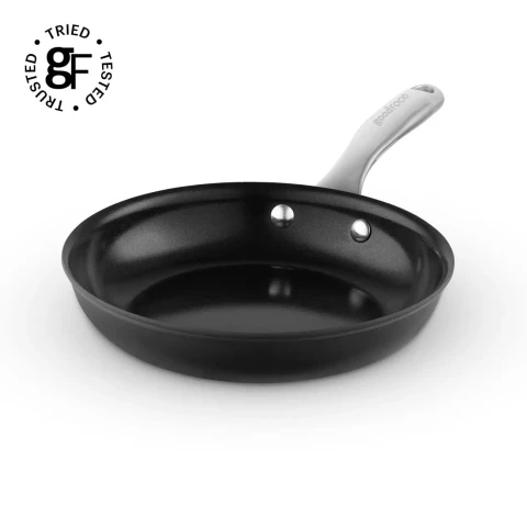 Good Food by Tower Hard Anodised 30cm Frying Pan, Induction Compatible, Grey