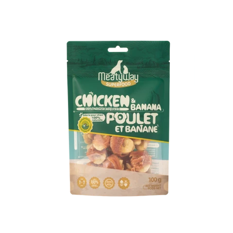 MeatyWay Chicken and Banana 100g