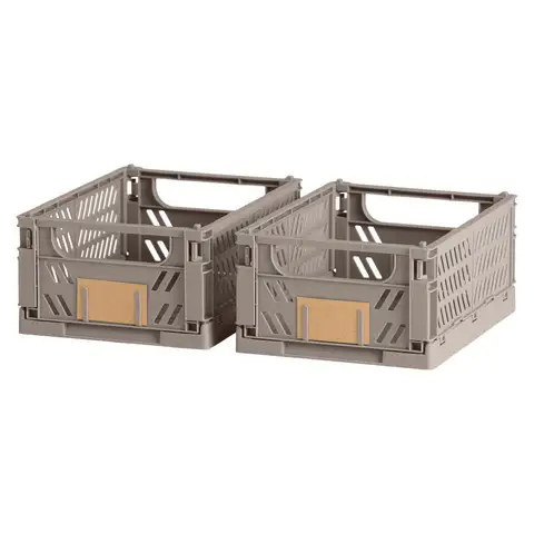 Unter 5 €: Graue Aufbewahrungsbox mit Deckel