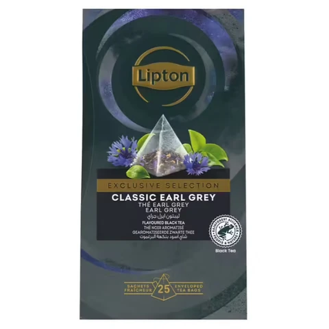 LIPTON Feel Good Selection Thé Noir Earl Grey 25 Sachets