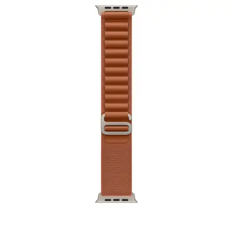 Apple Watch alpine loop - Terrakotta (49 mm, Naturtitan, L)