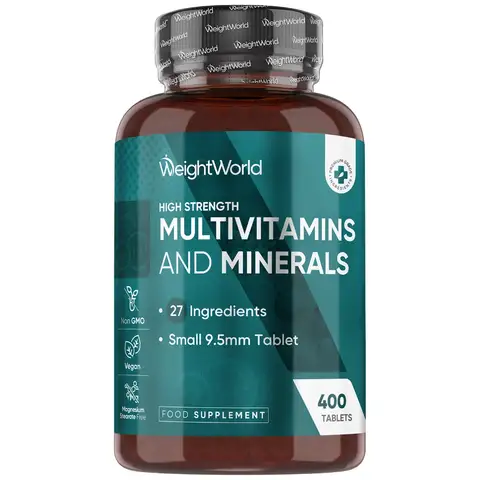WeightWorld Multivitamine mit Mineralien, 400 Tabletten