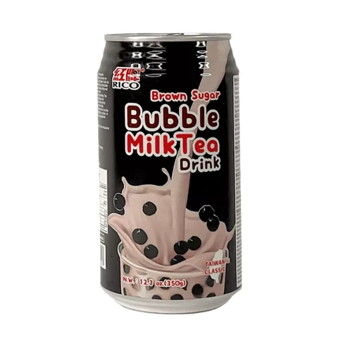 RICO Bubble Milk Tea Boisson saveur sucre brun 350ml