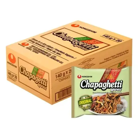 NongShim Chapagetti Jjajangmyun 140g x 20 Instant Noodle Box