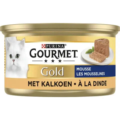 Gourmet Gold Kattenvoer Blik Kalkoen 85g