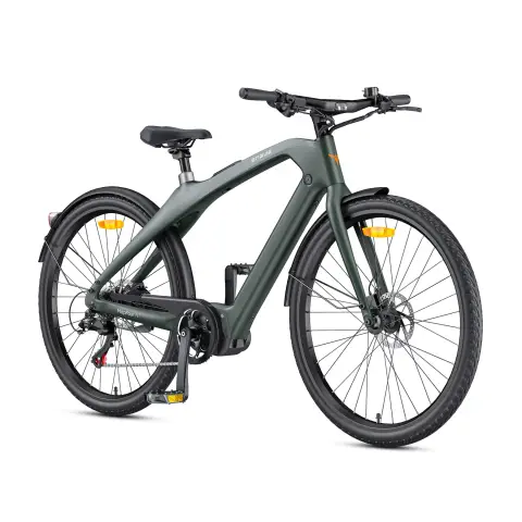 ENGWE N1 PRO 250W Mittelmotor, 80Nm Drehmoment Carbonfaser City E-Bike Grün