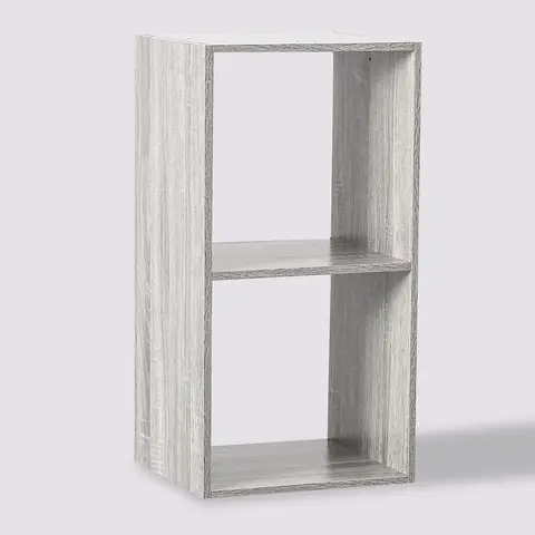 Furbulous houten plank met 2 compartimenten - mixgrijs