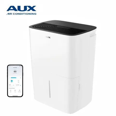 AUX Energieeffizienter Luftentfeuchter, 20 L/Tag, WLAN‑Steuerung, R290, bis zu 8 Std. kontinuierlicher Laufzeit, Mehrfachschutz, für Räume & Büro