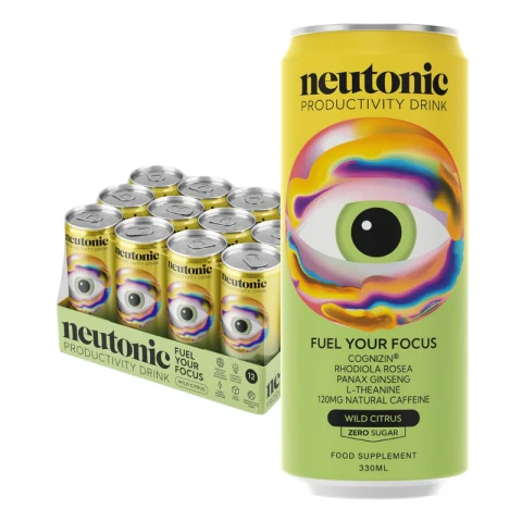 Neutonic Productivity Energy Drinks Wild Citrus - 12 x 330ml