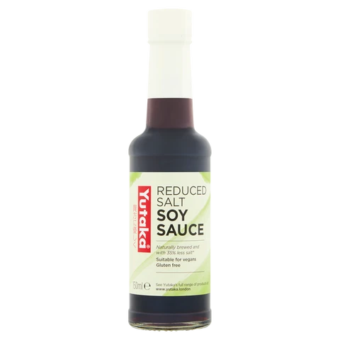 Yutaka Reduced Salt Gluten Free Soy Sauce 150ml