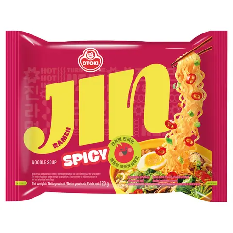 Ottogi Jin Ramen pittig 120g