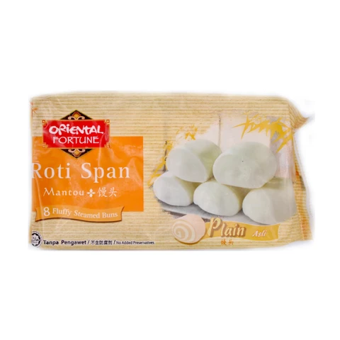 Oriental Fortune Plain Mantou Buns - 360g Pack