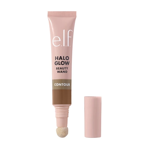 e.l.f. Halo Glow Contour Beauty Wand Light/Medium 10 ml – Verblendbare flüssige Konturierstift mit Cushion-Tip-Applikator für ein strahlendes Finish