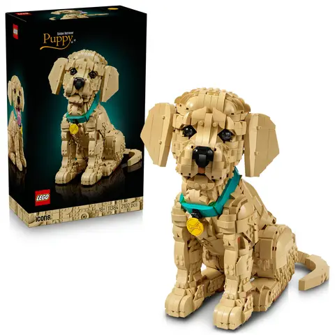 LEGO Icons 11384 Le chiot Golden Retriever