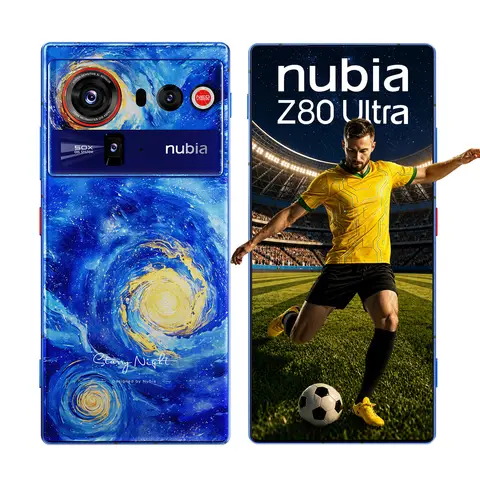 nubia Z80 Ultra 5G Unlocked Android Phone, Snapdragon 8 Elite Gen 5, 50MP AI Triple Camera, 80W Wireless Charging, 6.8" 144Hz AMOLED Full Screen, Gaming Smartphone