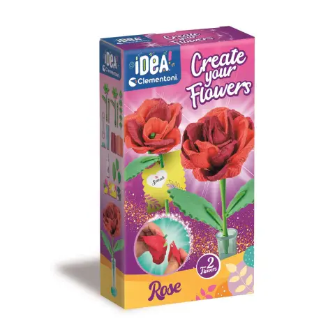Clementoni Create your flowers Rose