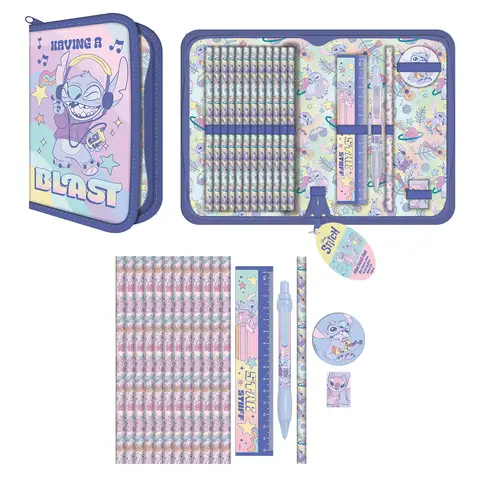 Lilo & Stitch Planetary Filled Pencil Case