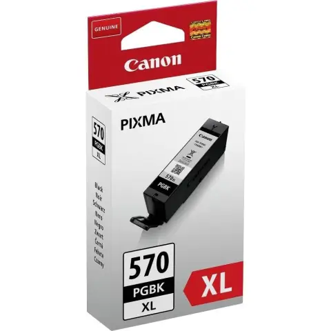 Canon Original Ink PGI-570XL PGBK, Size XL, Black, Recyclable Packaging