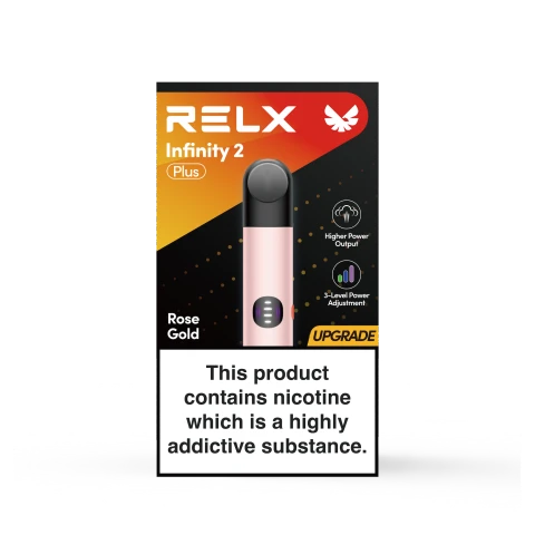 RELX Prefilled Vape Device Infinity 2 Plus Rose Gold