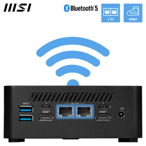 MSI Cubi NUC 1M Mini PC (14th Gen Core i5-120U, 8GB/512GB, Windows 11 Pro)