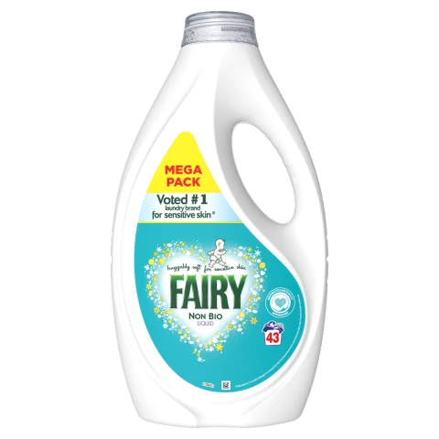 Fairy Non Bio Liquid Detergent,43 Washes 1.333 l, Sensitive skin