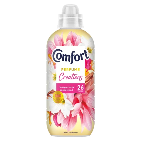 Comfort Perfume Creations Fabric Conditioner Honeysuckle & Sandalwood 26 washes (780 ml) 