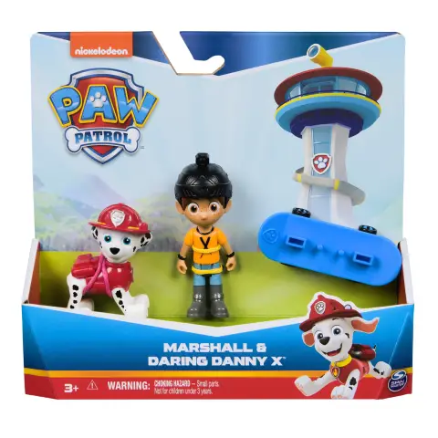 Paw Patrol Hero Pups 2 Figure Pack Marshall & Daring Danny X