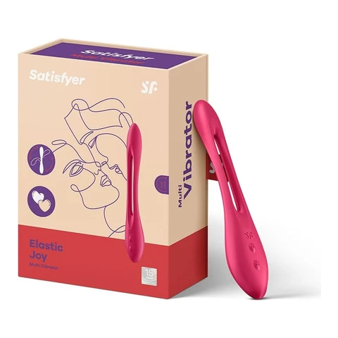 Satisfyer Elastic Joy rotaSatisfyer Elastic Joy Multivibrator, flexibler Stimulator für Frauen, Männer und Paare, Erotik-Spielzeug mit 16+ Funktionen, Vibrator für G-Punkt und Klitoris, wasserdicht (IPX7)