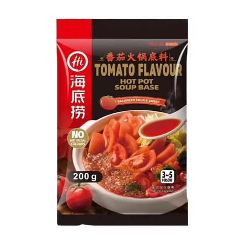 HAIDILAO Hot-Pot-Suppenbasis auf Tomatenbasis, 200 g