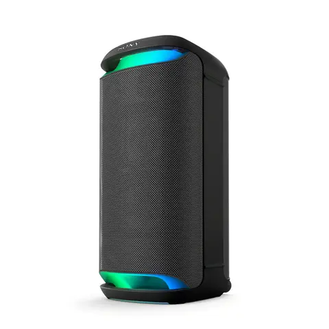 Sony SRS-XV800 - draadloze partyspeaker met krachtig 360° geluid en Mega Bass - 25 uur batterijduur, draagbaar, voor binnen en buiten, verlichting, karaoke - zwart