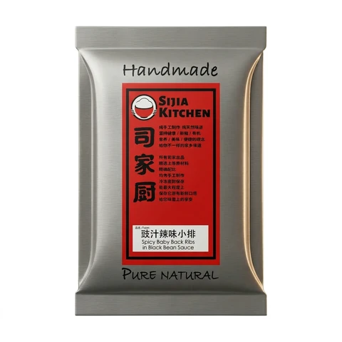 SIJIA KITCHEN Côtes de porc à la sauce aux haricots noirs fermentés 300 g