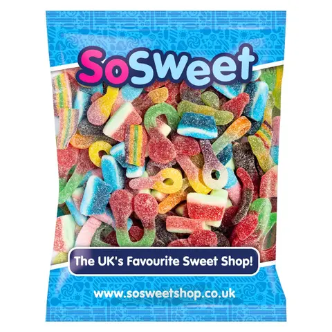 SoSweet Fizzy Sweet Mix Bag 1kg